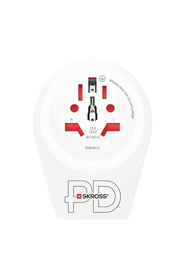 World To UK USB Travel Adapter