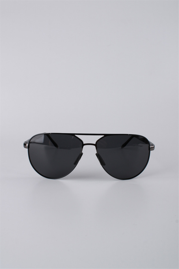Black Drop Frame Unisex Metal Sunglasses Gg25Mp3212R02