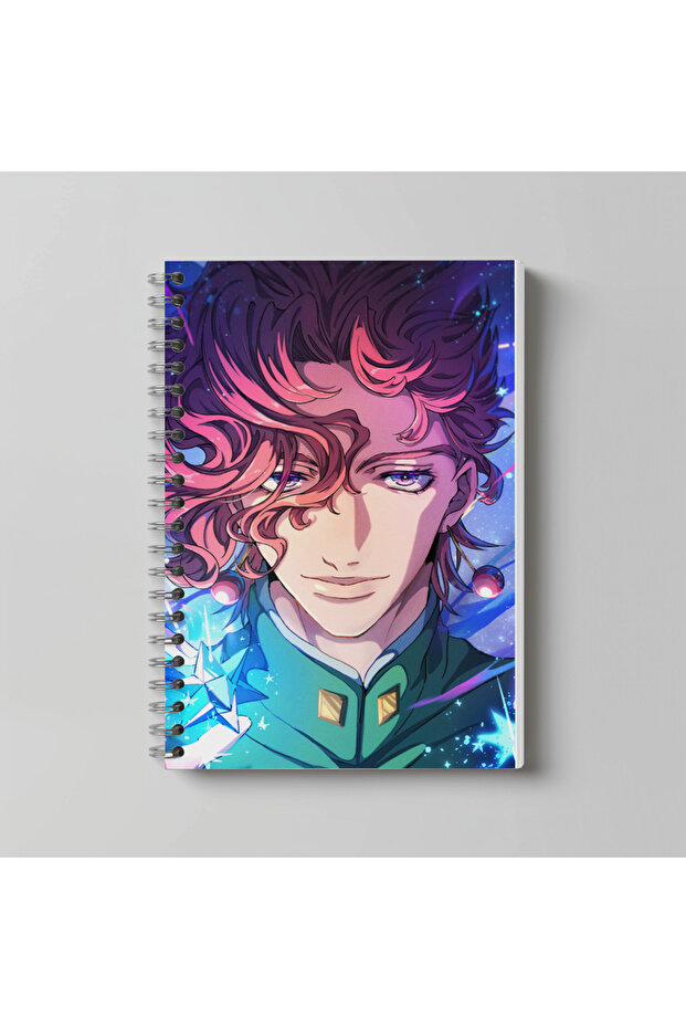 دفتر ملاحظات JOJO JoJo's Bizarre Adventure Anime مقاس A4، 60 ورقة، مطبوع عليه شخصيات بدون خطوط