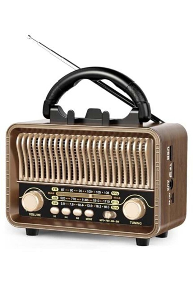 راديو محمول AM FM SW مع بلوتوث