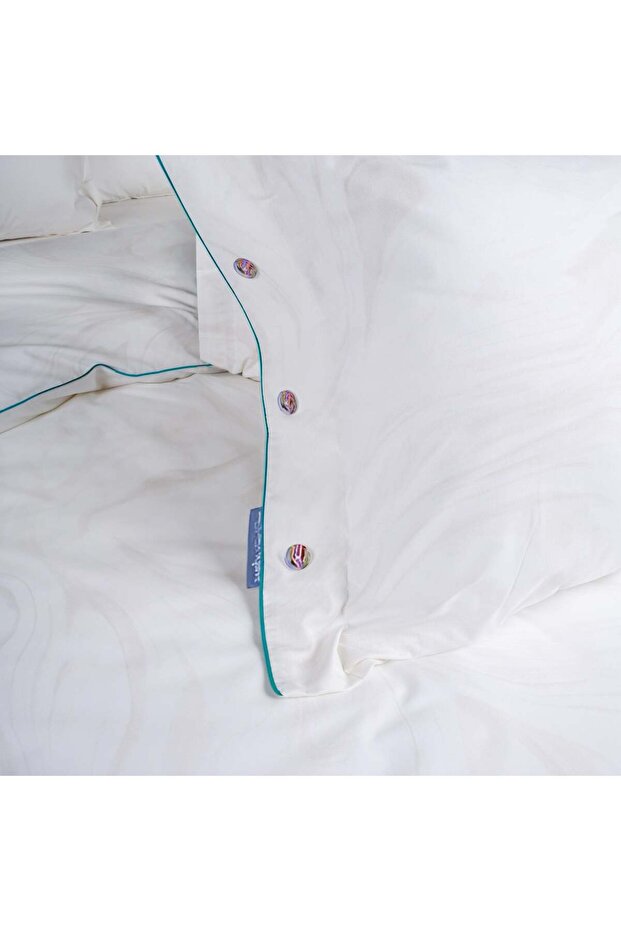 Double Aqua Green Bedding Set - 3