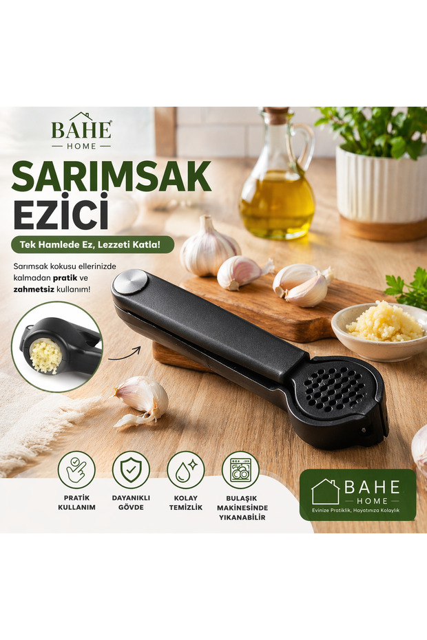 Garlic Crusher Practical Kitchen Tool Durable Easy to Clean Ergonomic Design
