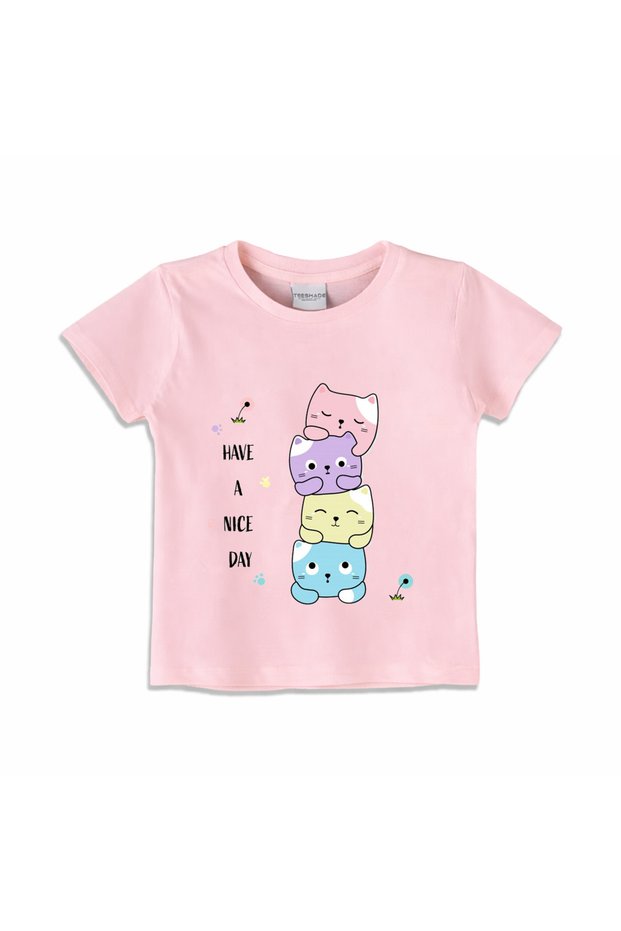 Have A Nice Day T-Shirt for Unisex Kids – 100% Cotton Multiple Colors – Sizes 0-16 Years