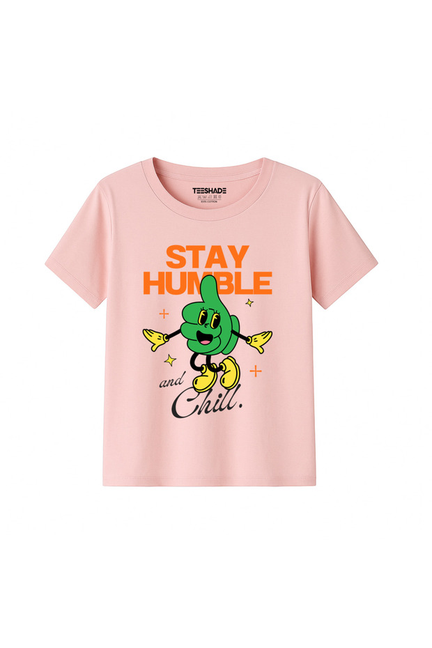 Stay Humble T-Shirt for Unisex Kids – 100% Cotton Multiple Colors – Sizes 0-16 Years