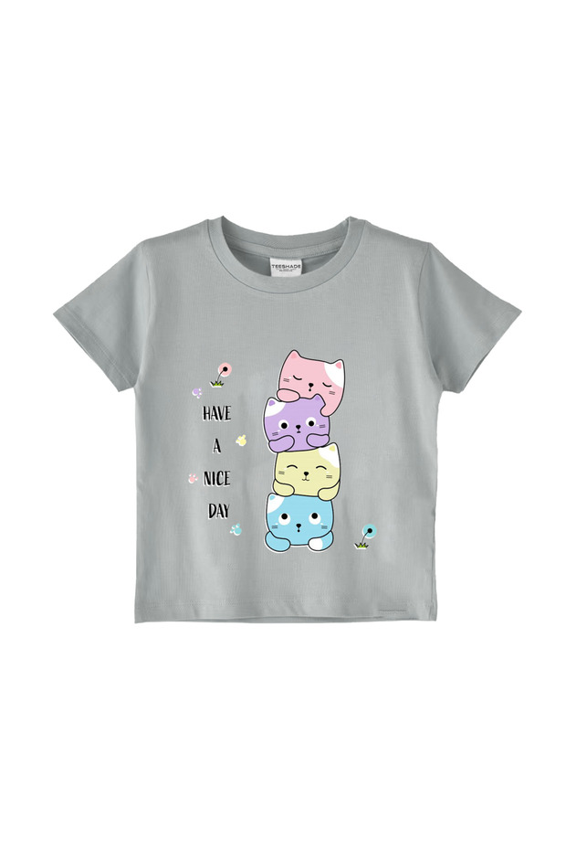 Have A Nice Day T-Shirt for Unisex Kids – 100% Cotton Multiple Colors – Sizes 0-16 Years