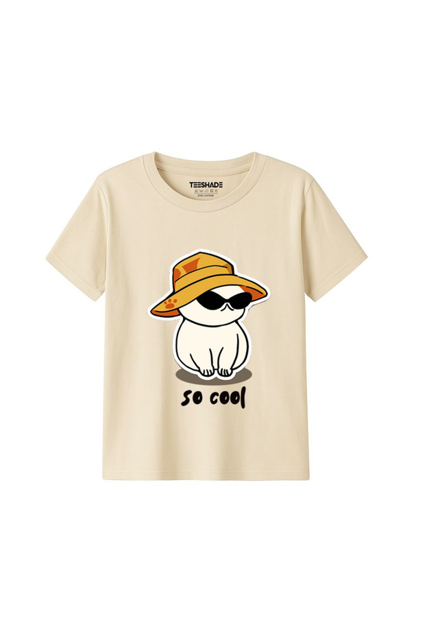 So Cool T-Shirt for Unisex Kids – 100% Cotton Multiple Colors – Sizes 0-16 Years