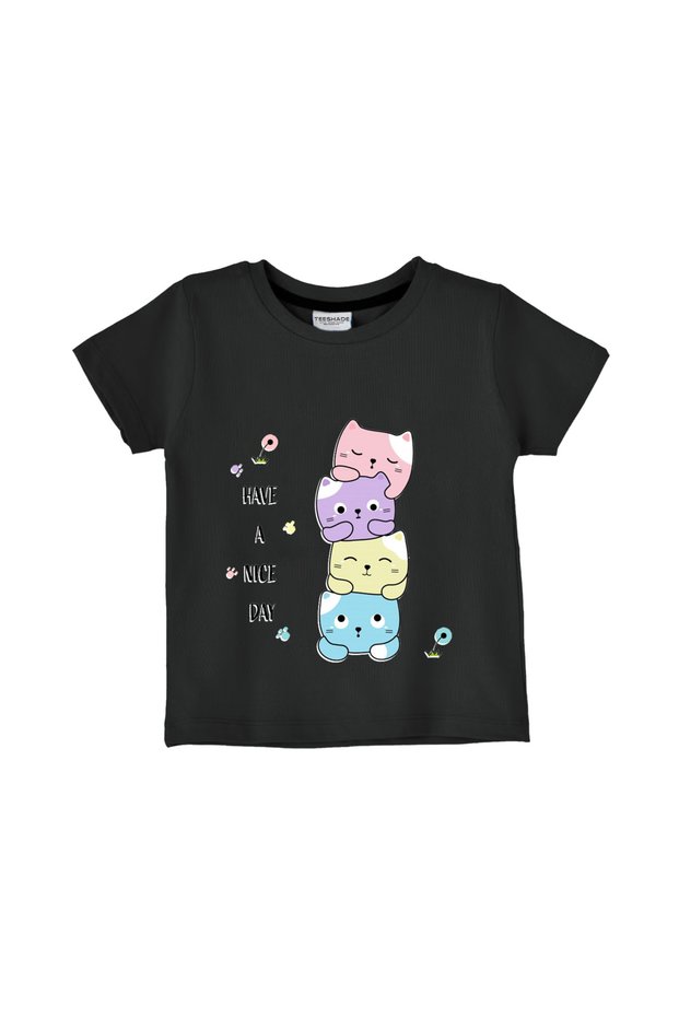 Have A Nice Day T-Shirt for Unisex Kids – 100% Cotton Multiple Colors – Sizes 0-16 Years