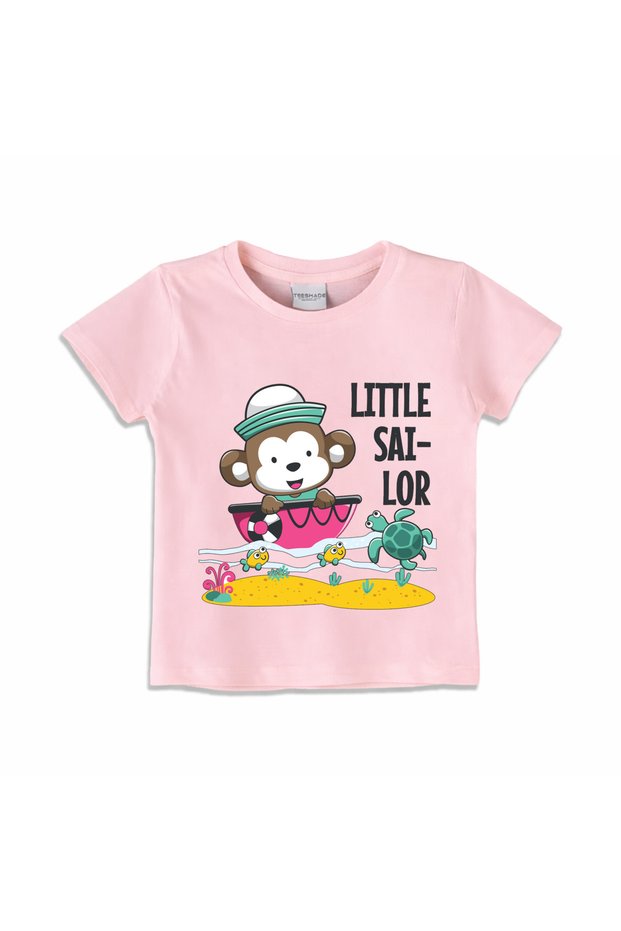 Cute Little Sailor T-Shirt for Unisex Kids – 100% Cotton Multiple Colors – Sizes 0-16 Years