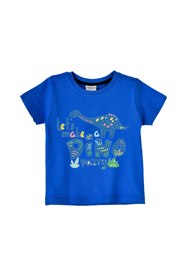 Lets Make A Dino Party Cute Dino T-Shirt for Unisex Kids 100% Cotton Sizes 0-16 Years