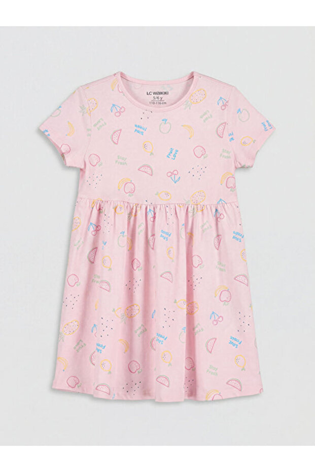 Esvab • Modern & Distinctive Zero Roba Collar Printed Girls' Dress