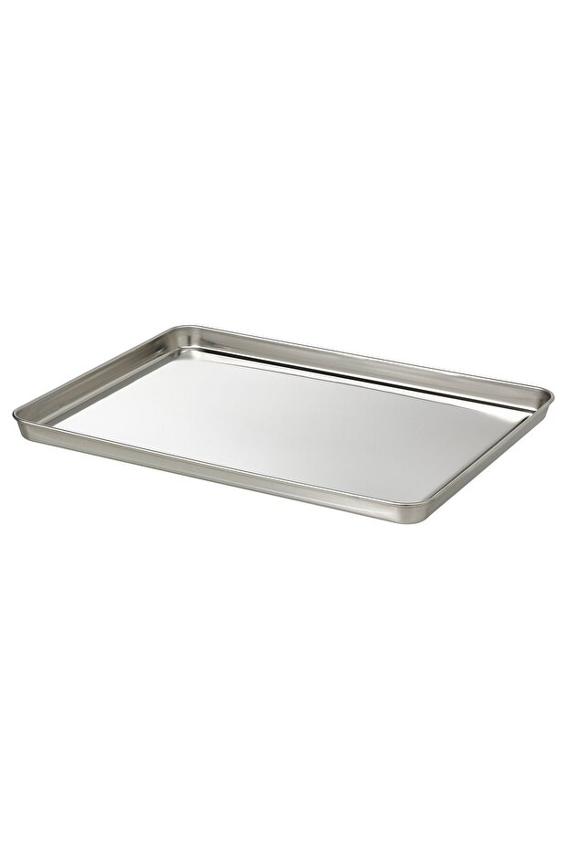 GRILLTIDER Serving tray, stainless steel, 40 x 30 cm