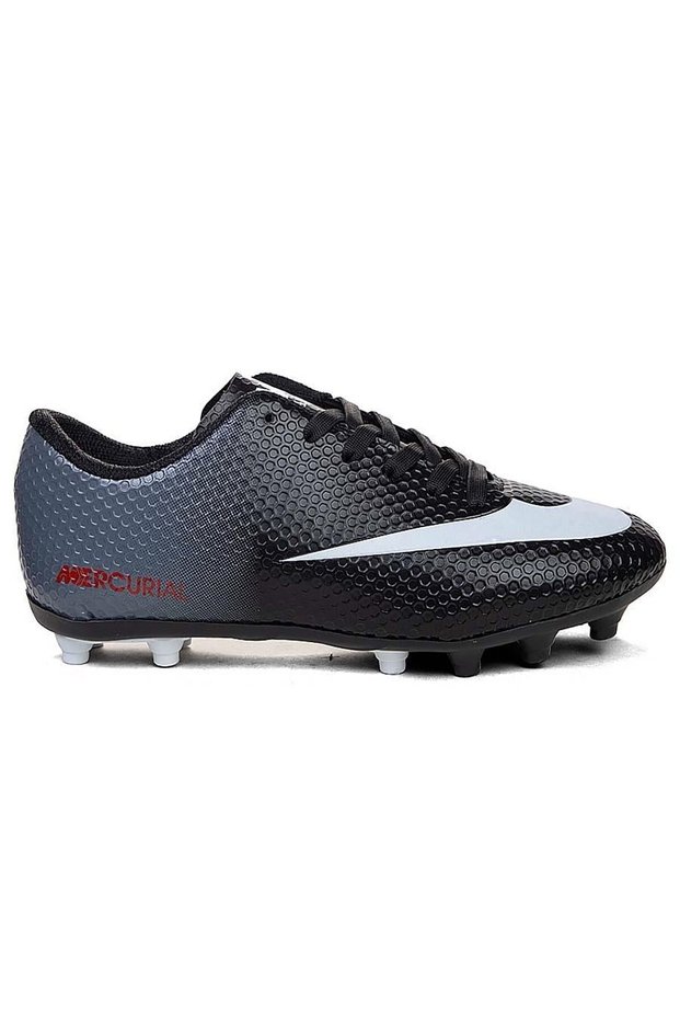Wlk Black and White Football Boots Men's Soccer Shoes