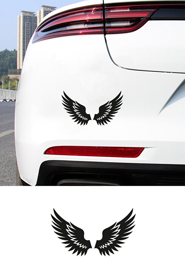 Angel Wings Car Sticker - Aesthetic Wing Car Sticker Decal 15X8Cm
