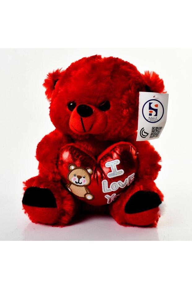 دمية الدب الأحمر "I Love You"