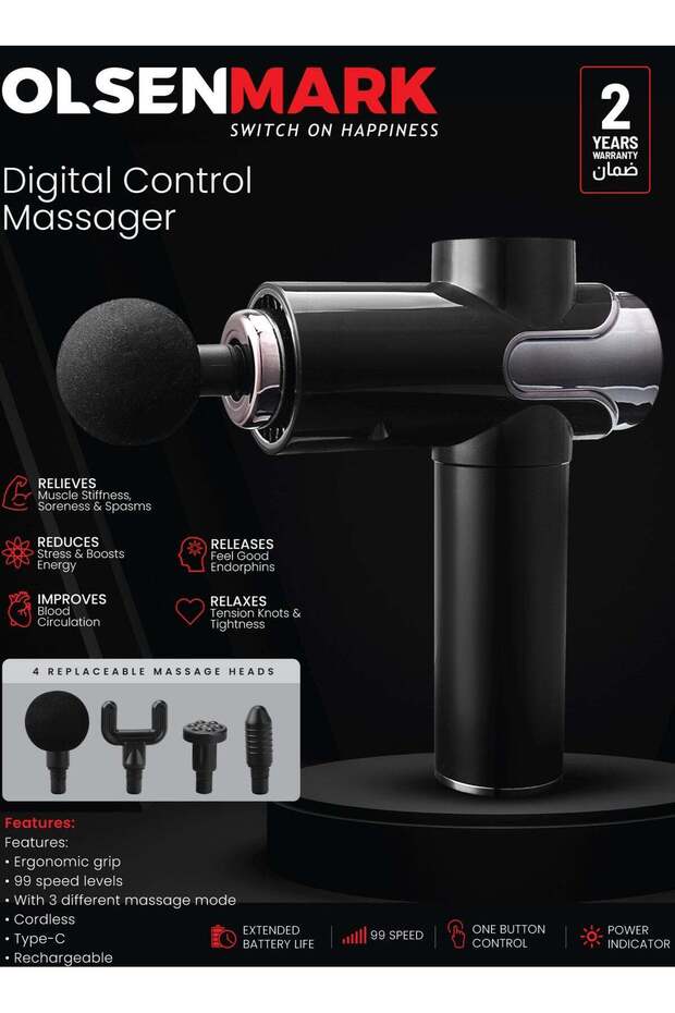 Rechargeable Massager OMM4123