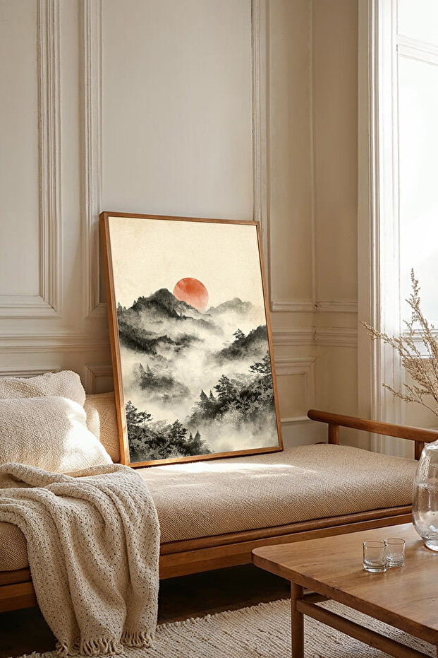 One Piece Wooden Framed Painting Tk3823