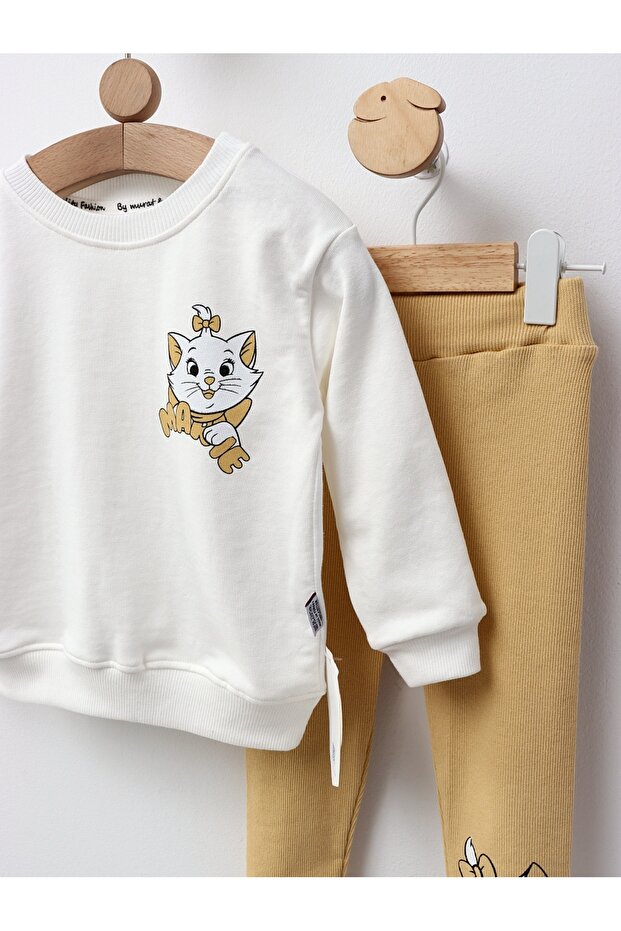 Compleu Marie Cat, crem - 3
