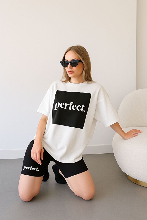 Perfect Printed T-Shirt Oversize Unisex T-Shirt 1Pv4
