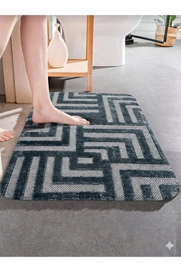 Non-Slip Base, Single 40X60 Bathroom Door Mat