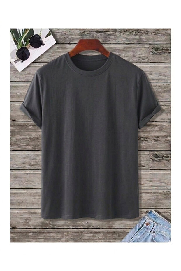 Unisex Timeless Plain Basic Compact T-Shirt