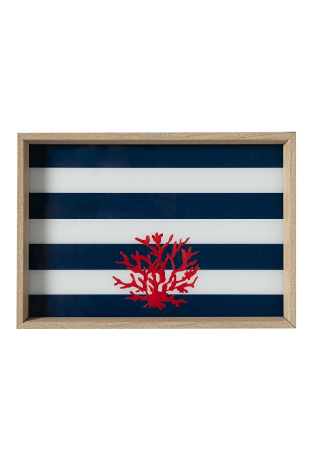 Coral Decorative Tray 31X42 cm