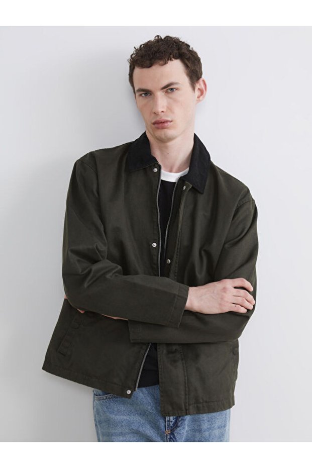 I Rahatkalıp Shirt Collar Men's Coat from Freezen Store