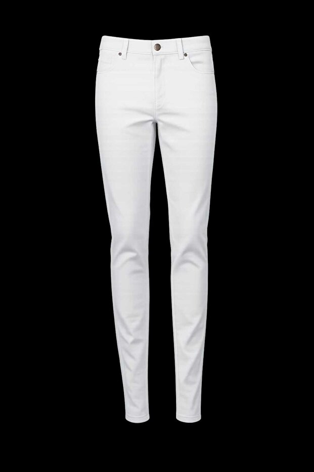 Men's Red Slim Fit Skinny Leg Trousers P01