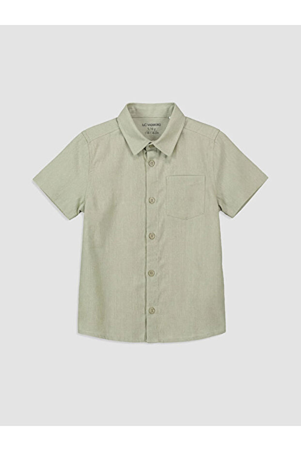 I Boy's Short Sleeve Poplin Shirt from Freezen Store
