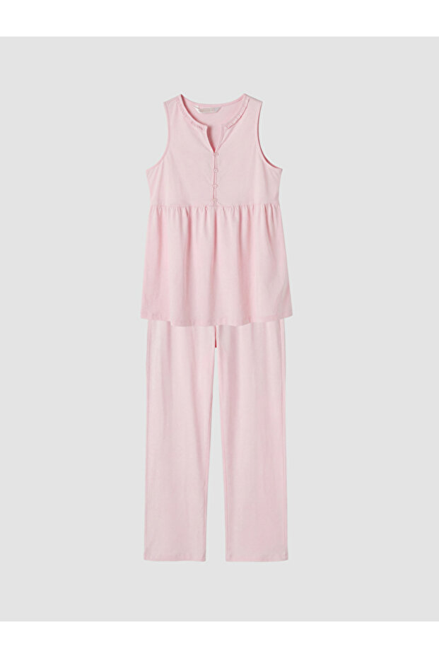 Quality Pieces from Çelebi Store Kaçık Roba Collar Maternity Pajama Set