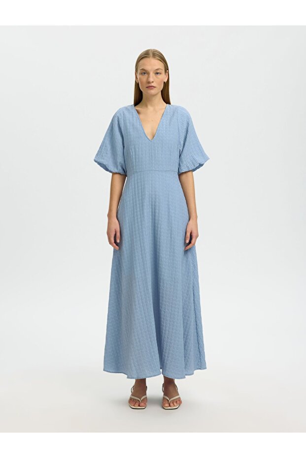 Maxikleid Strukturiertes - 4