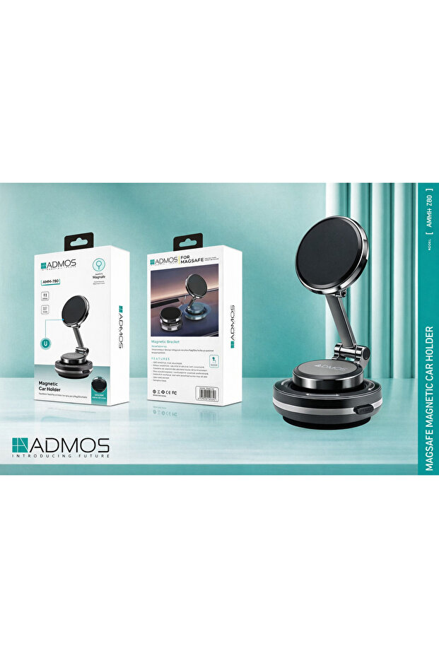 حامل هاتف مغناطيسي قابل للطي ودوار 360 درجة AMH-780
