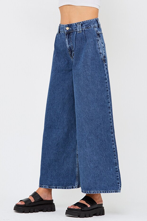 Slouchy Geniş Paça Pantolon - 3