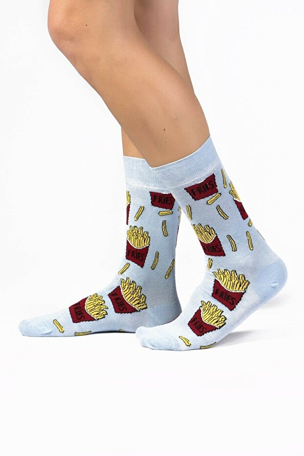 Fries Desenli Çorap - 1