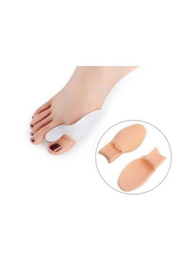 Silikon Makara Ayak Baş Parmak Bunyon Nasır Kemik Koruyucu Ayıran - 4