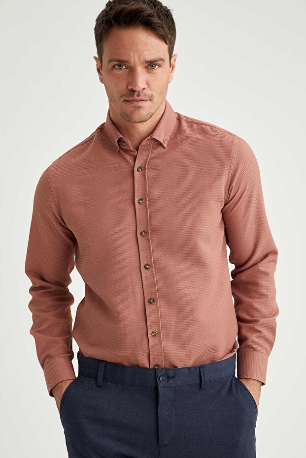 قميص أساسي بأكمام طويلة وحديث - 5