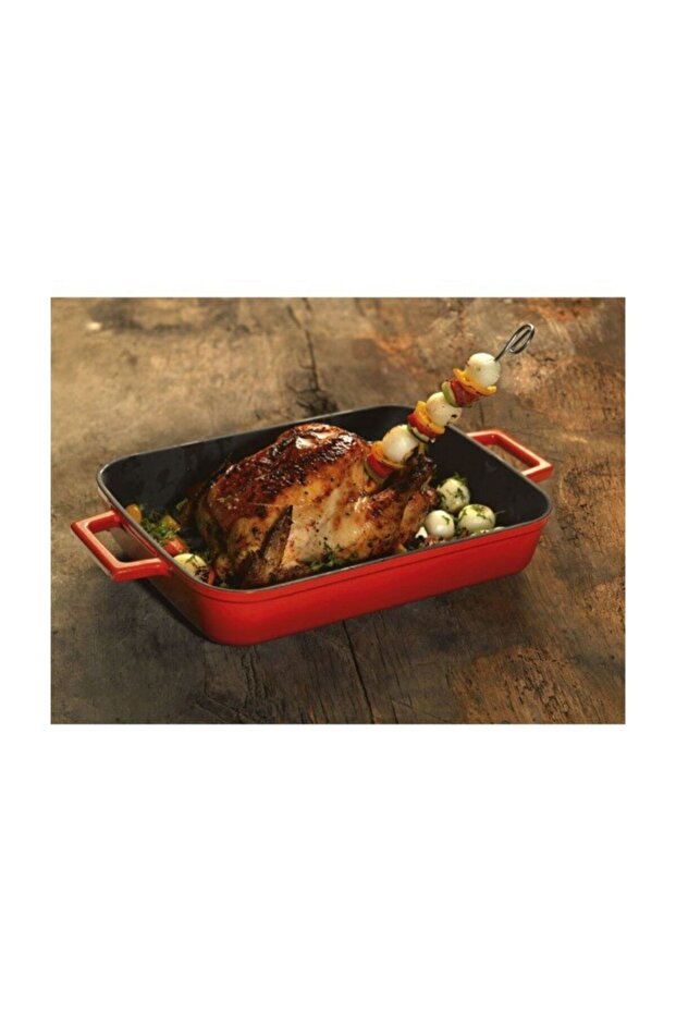 صينية صب زرقاء مستطيلة مقاس 26 × 40 - 2