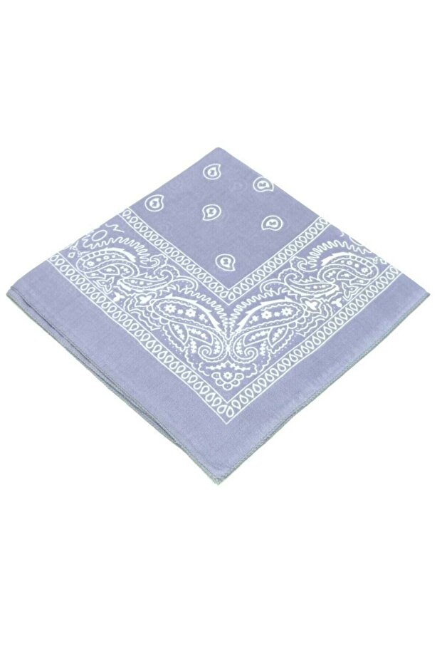 Promotional 100% Cotton Unisex Ethnic Pattern Bandana Lilac
