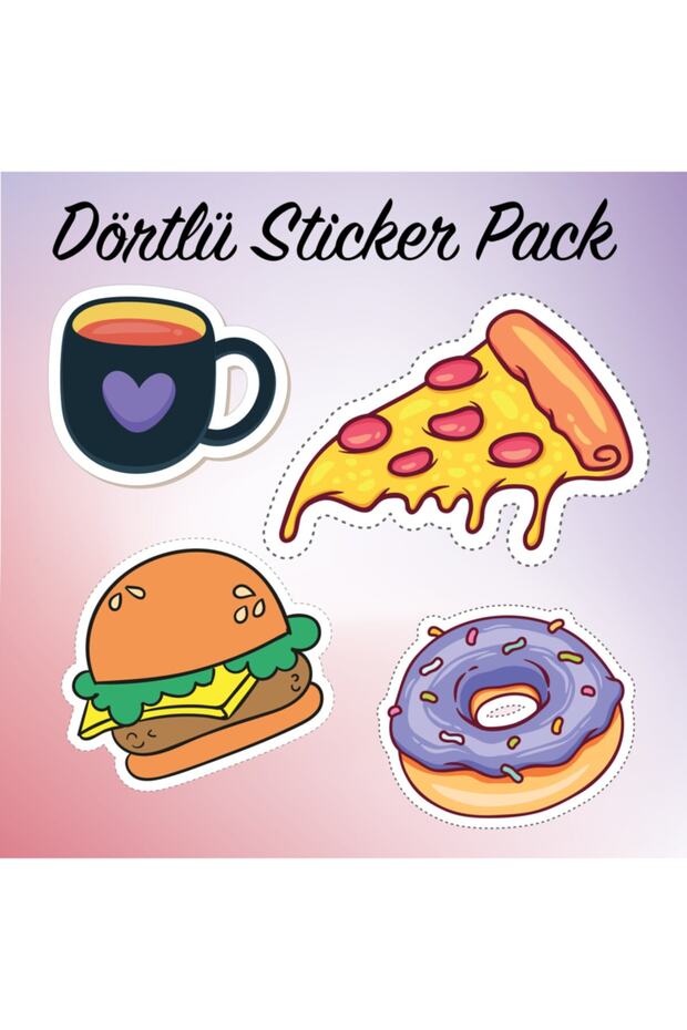 Shusticky - Dörtlü Sticker Pack