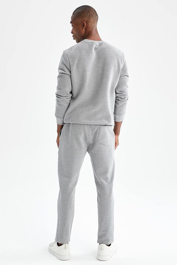 Slim Fit Bağcıklı Eşofman Altı - 4
