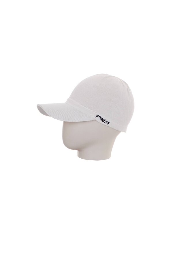 قبعة مسطحة بيضاء Fo 103 - 1