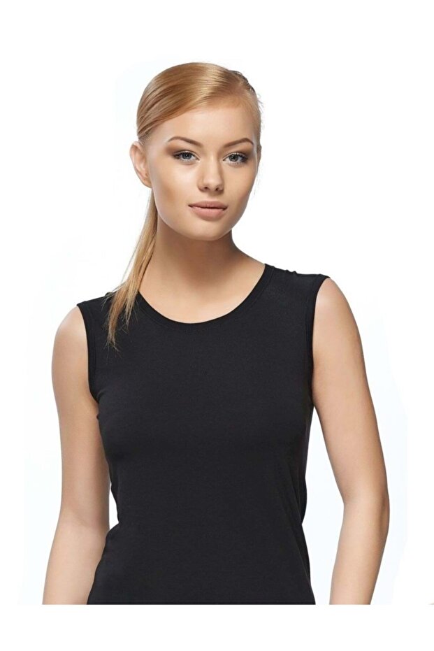 Crew Neck Zero Sleeve Badi - 1