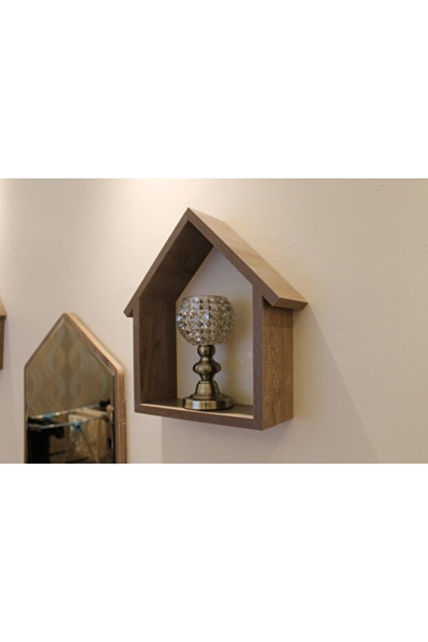 Ev Figürlü Duvar Rafi - 3