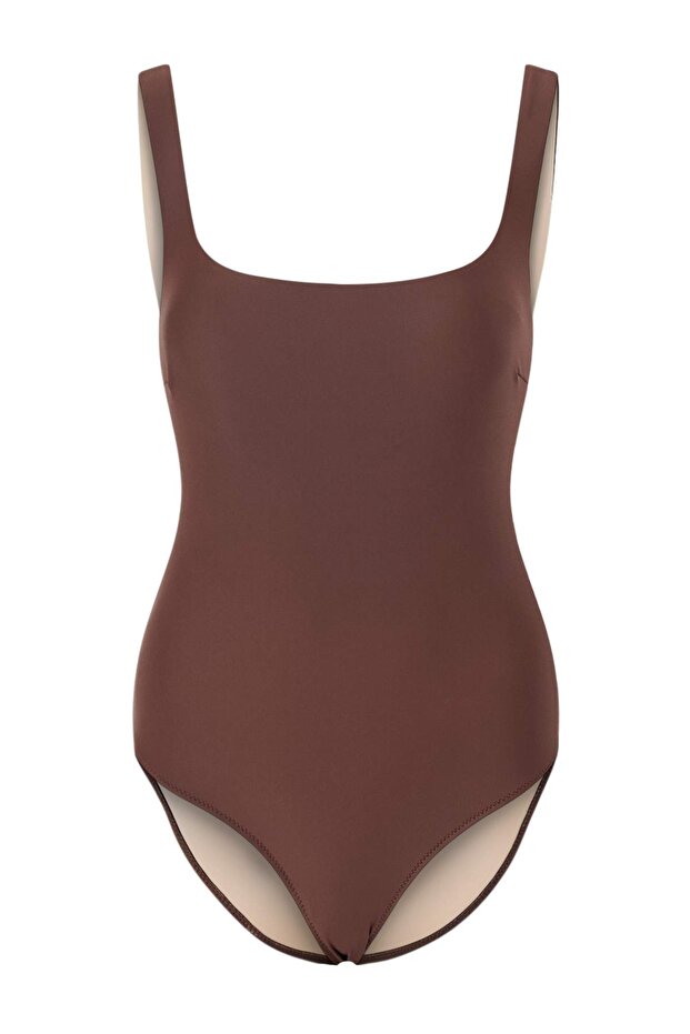 Kahverengi Kaplı Regular Klora&Suya Dayanıklı Uzun Ömürlü LYCRA® XTRA LIFEMayo TBESS22MA0005 - 5