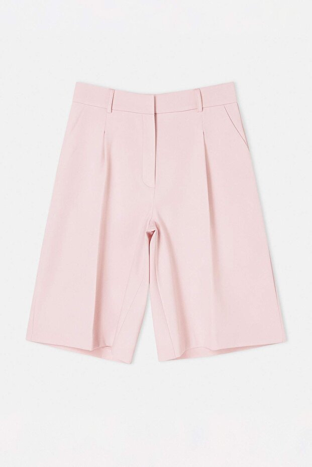 Pembe Geniş Paça Şort & Bermuda TWOSS26SR00211 - 6