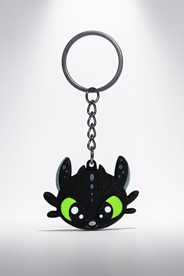 How to Train Your Dragon the Night Fury (Toothless) Keychain