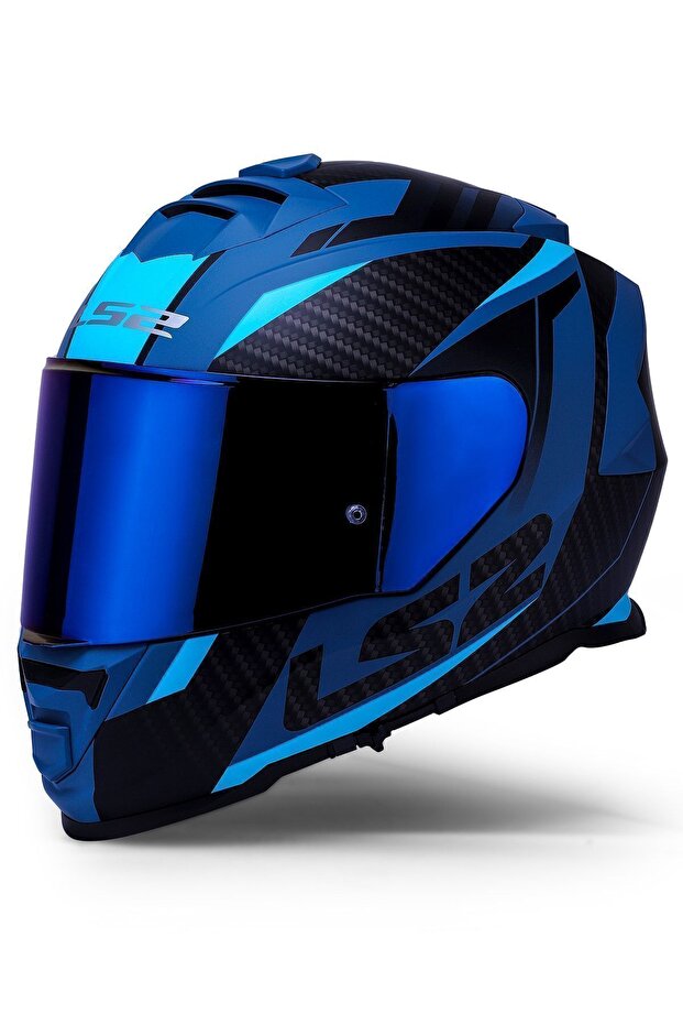 Storm 2 Racer Mat Mavi Kask - 2