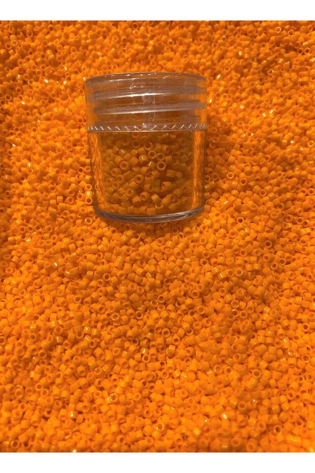 Original Orange Miyuki Delica Db-1133-73 Beads - Box No:73- 11/0 - 7.5 Gr