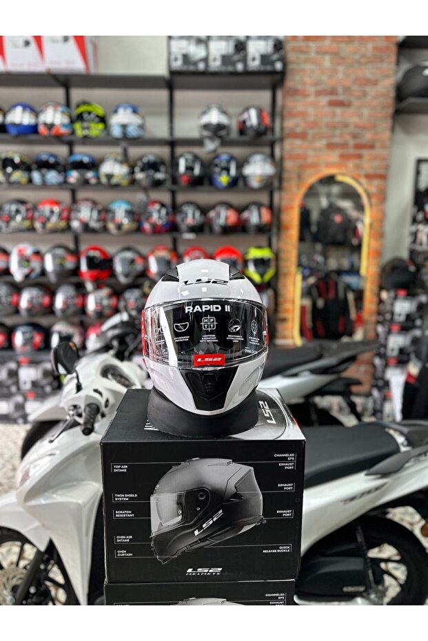 Rapid 2 Beyaz Kask Uyumlu - 3