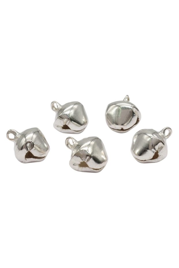 25 Pieces 10mm Nickel/silver Color Handled Bell, Bell, Rattle, Metal Amigurumi Bell, Jewelry Accessory Making
