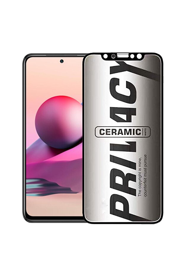 Redmi Note 10S Compatible Ghost Screen Protector Matte Ceramic Shatterproof Glass - 1